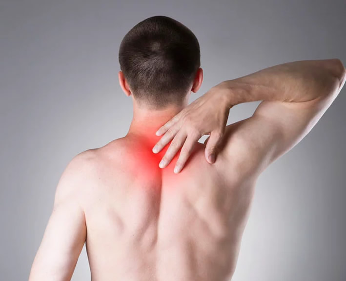Treatment for upper back pain